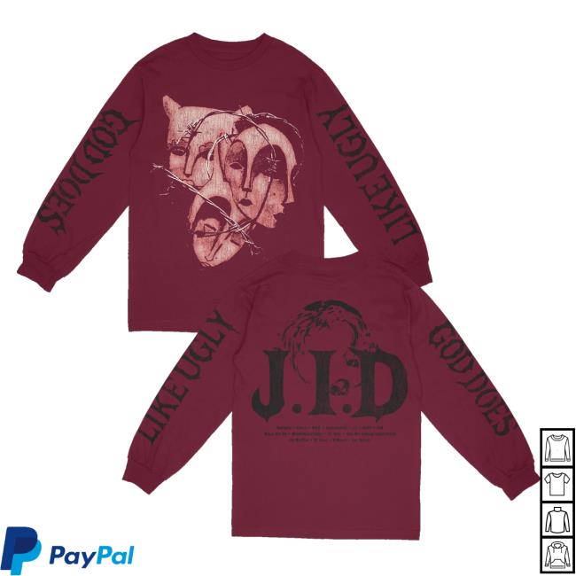 Jid Store Merch Gdlu Burgundy Long Sleeve 5 Jid Store Merch Gdlu Burgundy Long Sleeve