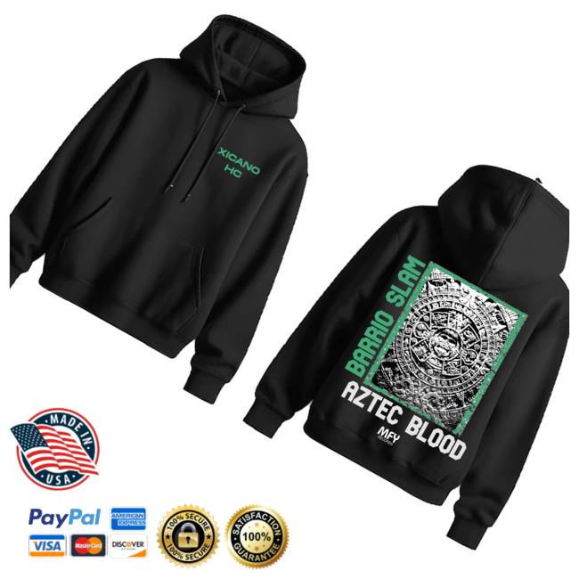 Barrio Slam Merch Store Aztec Blood Hoodie 3 Barrio Slam Merch Store Aztec Blood Hoodie