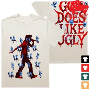 Jid Merch Store Faded White J.I.D. Gdlu Tee