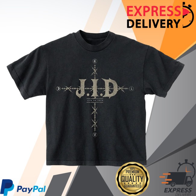Jid Merch Store Faded Black J.I.D. Au Nz Tour Tee 5 Jid Merch Store Faded Black J.I.D. Au Nz Tour Tee