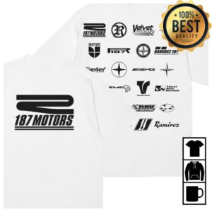 Ramirez 187 Store Merch R187 Motors Tee (White)