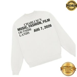Charli Xcx Store Merch Music, Fashion, Film Outside Lands Crewneck