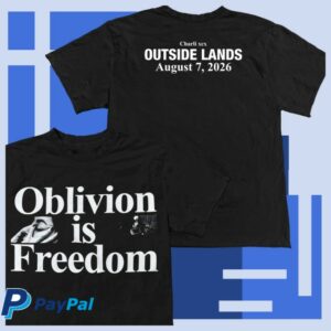 Charli Xcx Store Merch Oblivion Is Freedom Outside Lands Tee