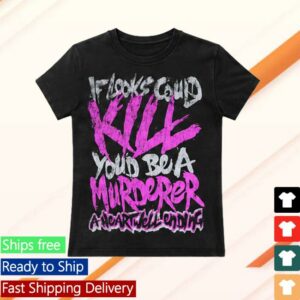 A Heartwell Ending Merch Store Kill Tshirt Black Pink