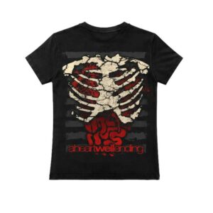 A Heartwell Ending Merch Store Ribcage Tshirt Black
