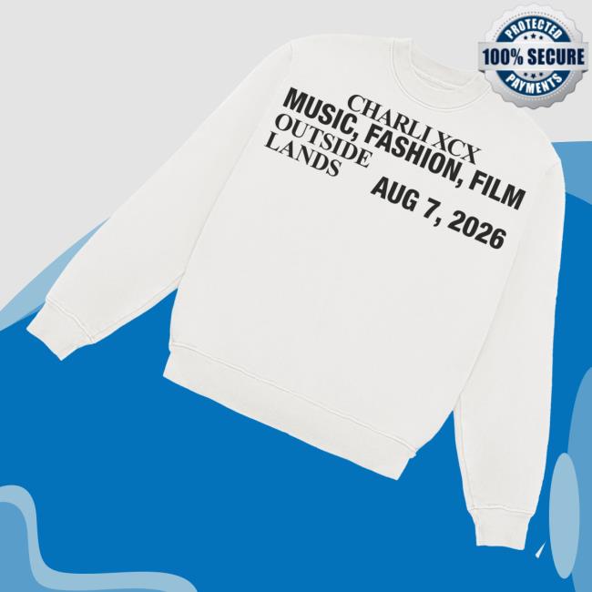 Charli Xcx Merch Store Music, Fashion, Film Outside Lands Crewneck 3 Charli Xcx Merch Store Music, Fashion, Film Outside Lands Crewneck