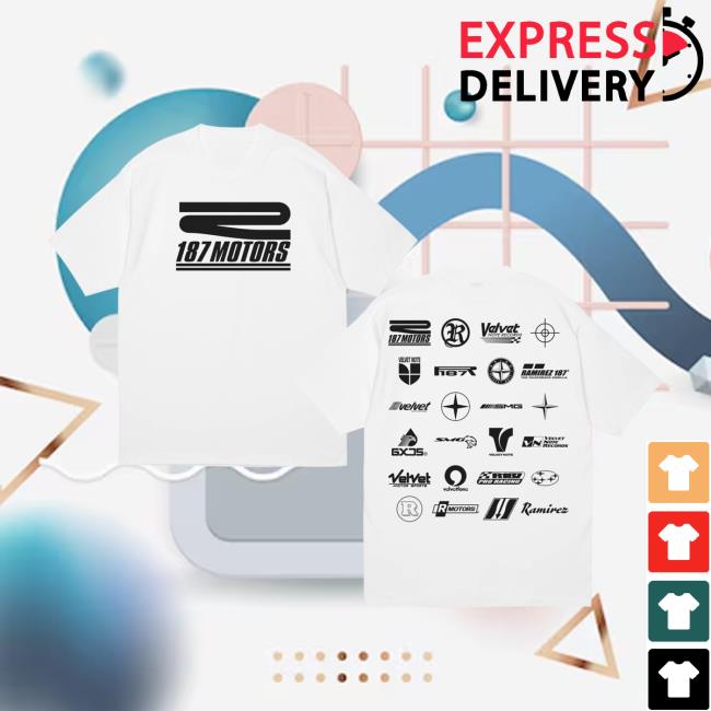 Ramirez 187 Merch Store R187 Motors Tee (White) 5 Ramirez 187 Merch Store R187 Motors Tee (White)