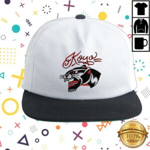 Koyo Shop Merch Embroidered Panther Cap