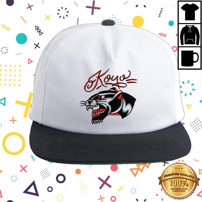Koyo Shop Merch Embroidered Panther Cap 2 Koyo Shop Merch Embroidered Panther Cap
