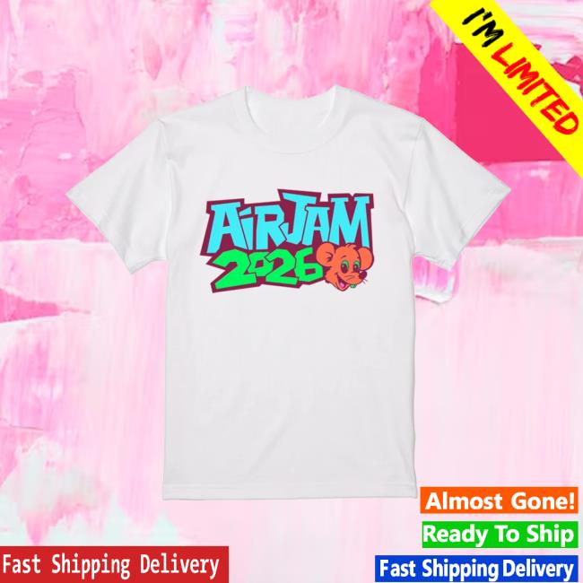 Air Jam Store Merch Air Jam 2026 Logo T-Shirt White 3 Air Jam Store Merch Air Jam 2026 Logo T-Shirt White