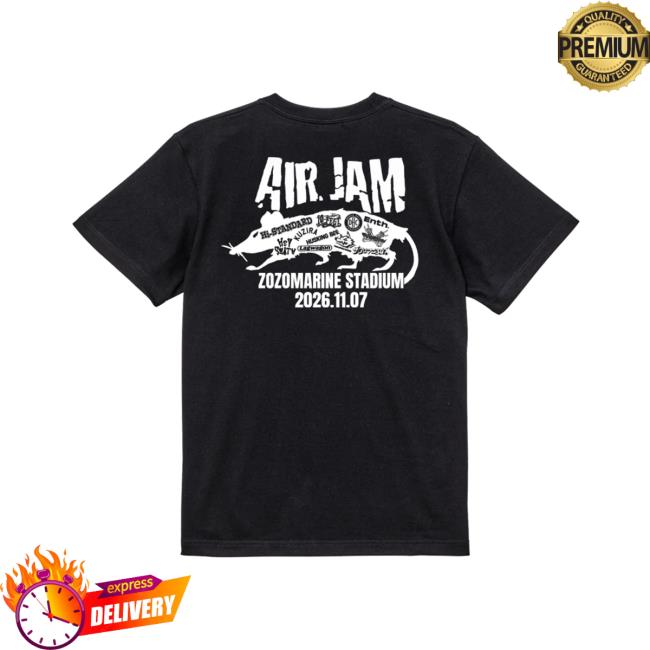 Air Jam Store Merch Air Jam 2026 Rat Logo T-Shirt 4 Air Jam Store Merch Air Jam 2026 Rat Logo T-Shirt