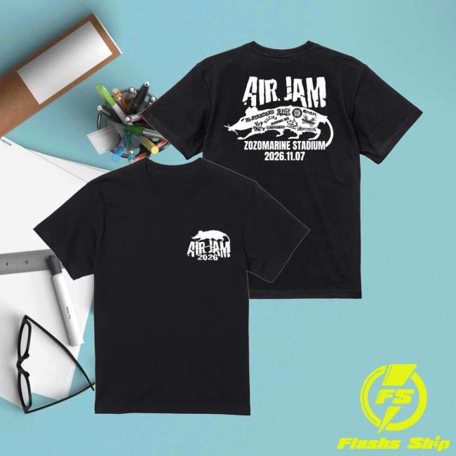 Air Jam Store Merch Air Jam 2026 Rat Logo T-Shirt 5 Air Jam Store Merch Air Jam 2026 Rat Logo T-Shirt