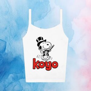 Koyo Merch Store Baby Ribbed Snoopy Tank