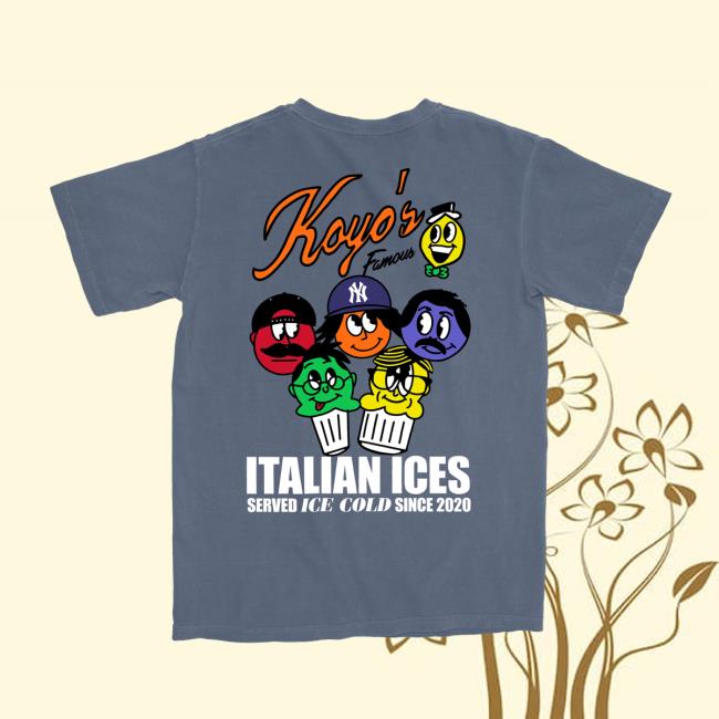 Koyo Merch Store Koyo's Italian Ice Tee 4 Koyo Merch Store Koyo's Italian Ice Tee
