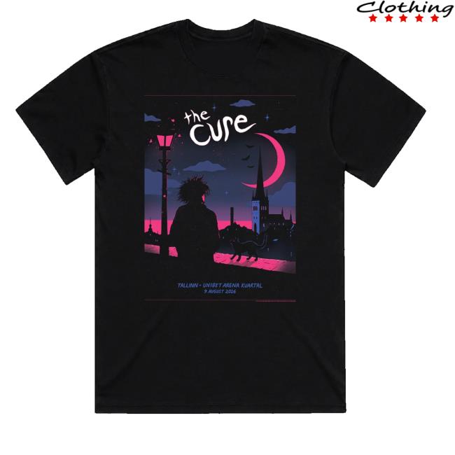 The Cure Merch Store Tallinn 2026 Event T-Shirt 2 The Cure Merch Store Tallinn 2026 Event T-Shirt