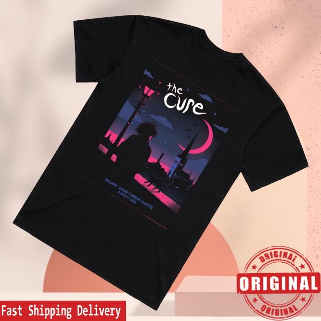 The Cure Merch Store Tallinn 2026 Event T-Shirt 3 The Cure Merch Store Tallinn 2026 Event T-Shirt