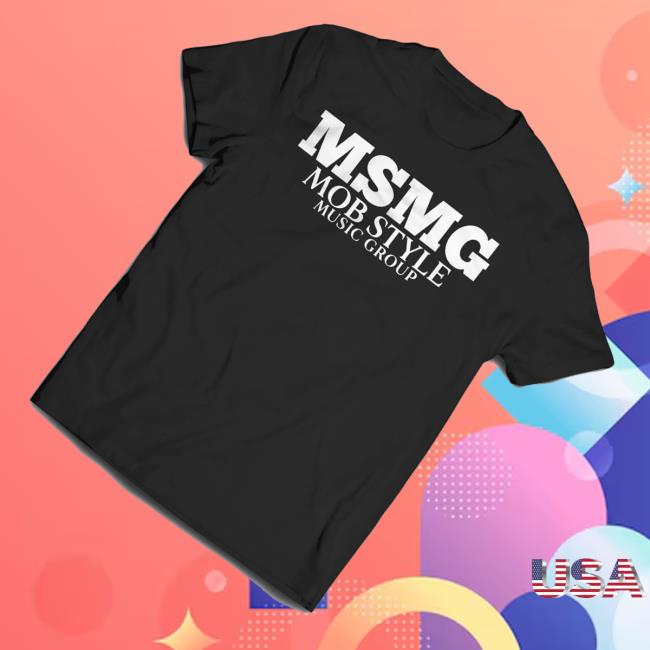 Bigpokey Merch Store Msmg Mob Style Music Group Classic Logo Tee 3 Bigpokey Merch Store Msmg Mob Style Music Group Classic Logo Tee