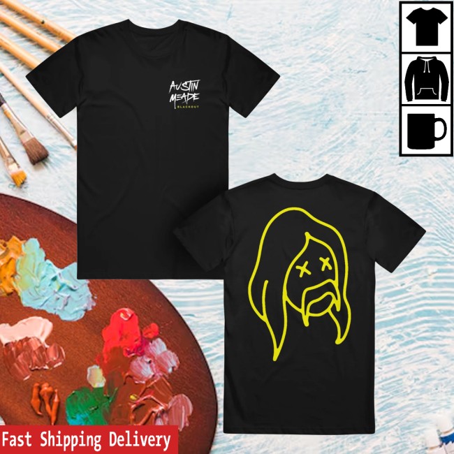 Austin Meade Store Merch Blackout - Black T-Shirt 5 Austin Meade Store Merch Blackout - Black T-Shirt