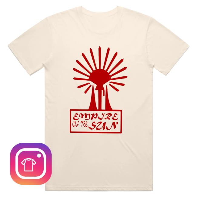 Empire Of The Sun Merch Store Sun Tower Ecru Tee 2 Empire Of The Sun Merch Store Sun Tower Ecru Tee