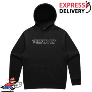 Tesseract Merch Store Burning Cube Hood Black