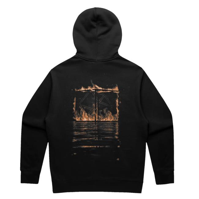 Tesseract Merch Store Burning Cube Hood Black 4 Tesseract Merch Store Burning Cube Hood Black