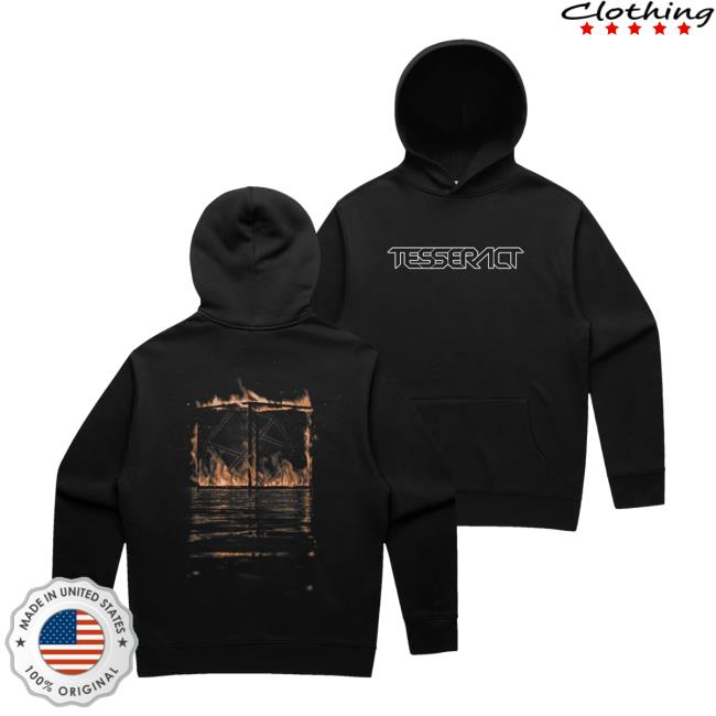 Tesseract Merch Store Burning Cube Hood Black 5 Tesseract Merch Store Burning Cube Hood Black