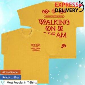 Empire Of The Sun Store Merch Yellow Walking On A Dream Tee