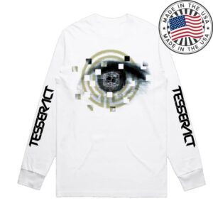 Tesseract Merch Shop Store Eyes Longsleeve White