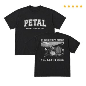 Ariana Grande Merch Store Petal Core T-Shirt Black