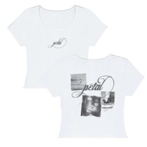 Ariana Grande Merch Store Petal Ripped Photo Baby Tee