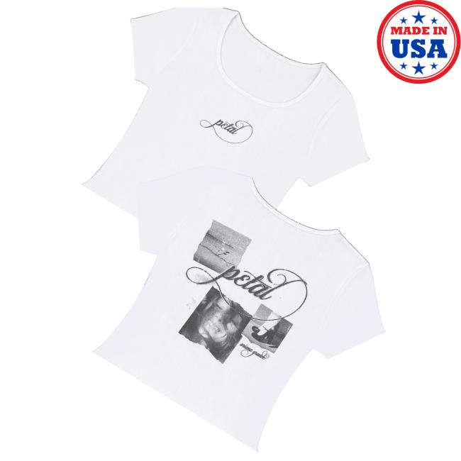 Ariana Grande Merch Store Petal Ripped Photo Baby Tee 3 Ariana Grande Merch Store Petal Ripped Photo Baby Tee