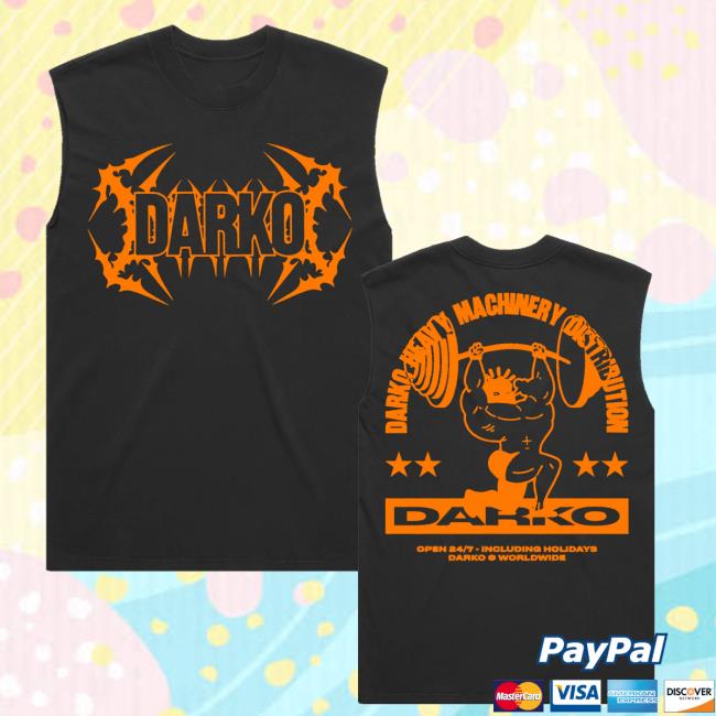 Darko Merch Store Heavy Machinery Tank 2 Darko Merch Store Heavy Machinery Tank