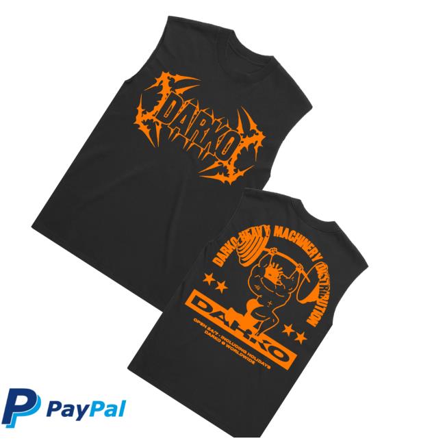 Darko Merch Store Heavy Machinery Tank 3 Darko Merch Store Heavy Machinery Tank