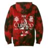 Darko Merch Store Red Tie Dye Hooded Sweatshirt 1 Darko Merch Store Red Tie Dye Hooded Sweatshirt