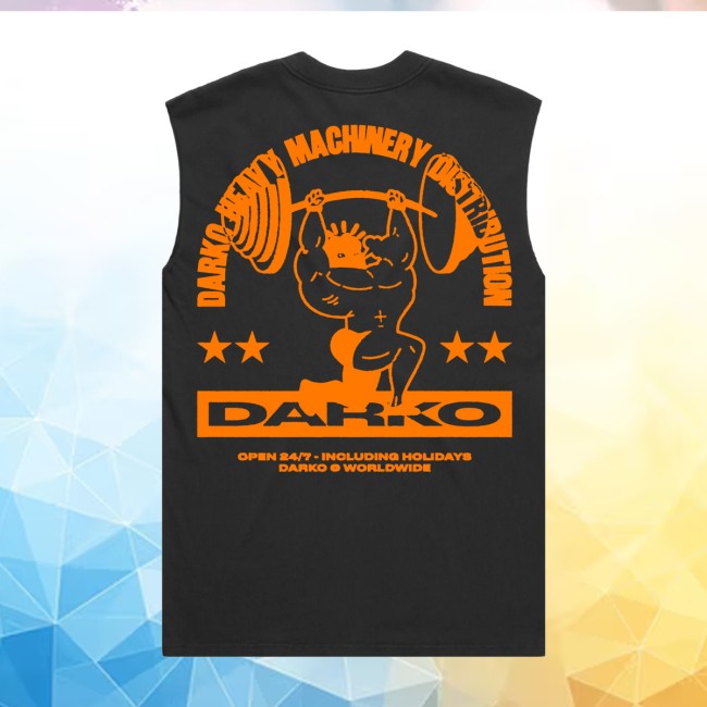 Darko Store Merch Heavy Machinery Tank 4 Darko Store Merch Heavy Machinery Tank