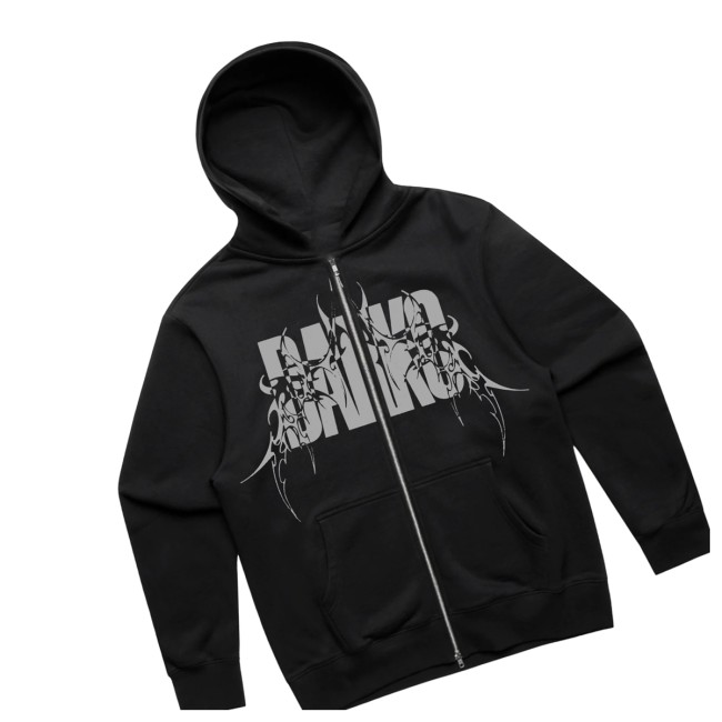 Darko Store Merch Zip Heavyweight Hooded Sweatshirt 2 Darko Store Merch Zip Heavyweight Hooded Sweatshirt