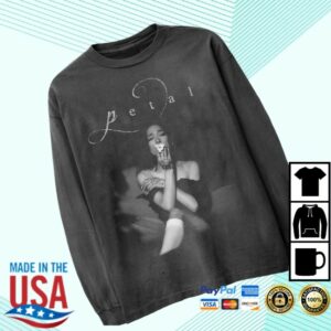 Ariana Grande Merch Store Shop  Petal Script Longsleeve