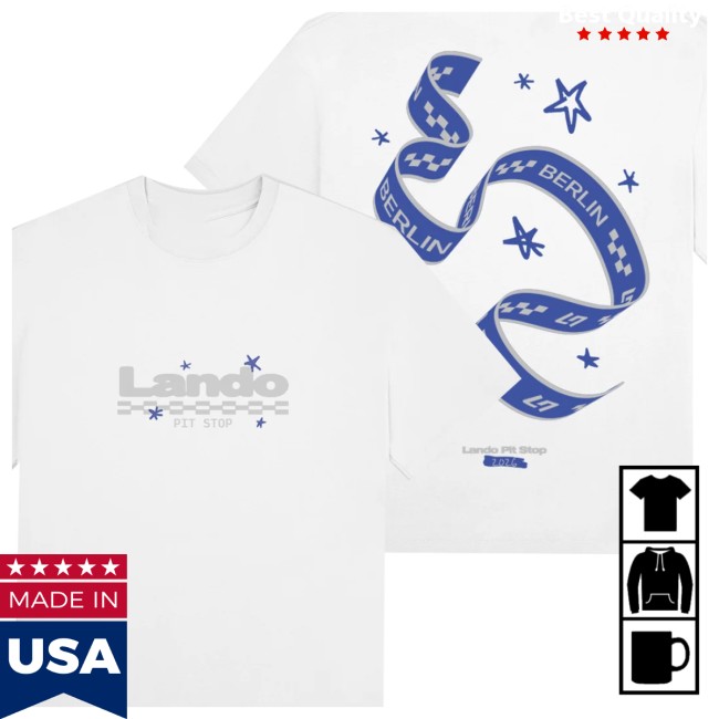 Lando Norris Store Merch Lando Pit Stop Tee - Berlin 3 Lando Norris Store Merch Lando Pit Stop Tee - Berlin