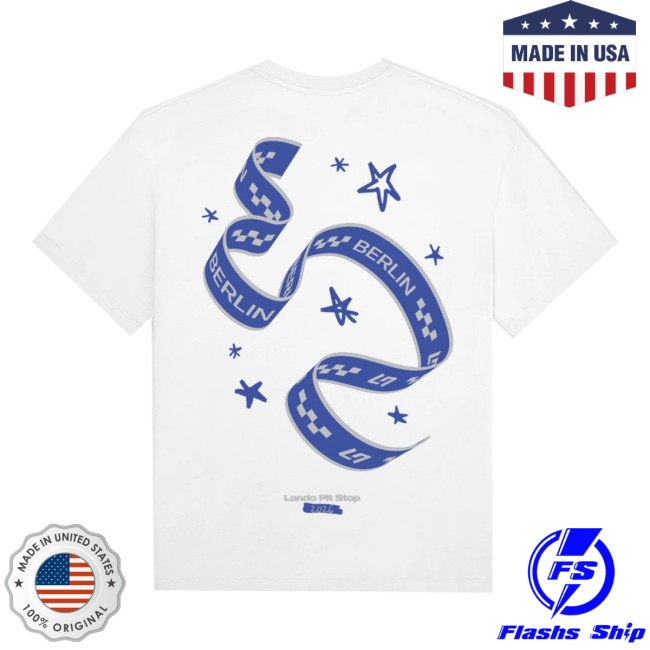 Lando Norris Store Merch Lando Pit Stop Tee - Berlin 4 Lando Norris Store Merch Lando Pit Stop Tee - Berlin