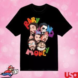 Spencer’s Merch Store Bbno$ Face Poses Black T Shirt