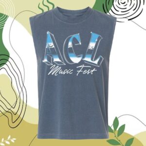 Acl Music Festival Store Merch Gradient Muscle Tee