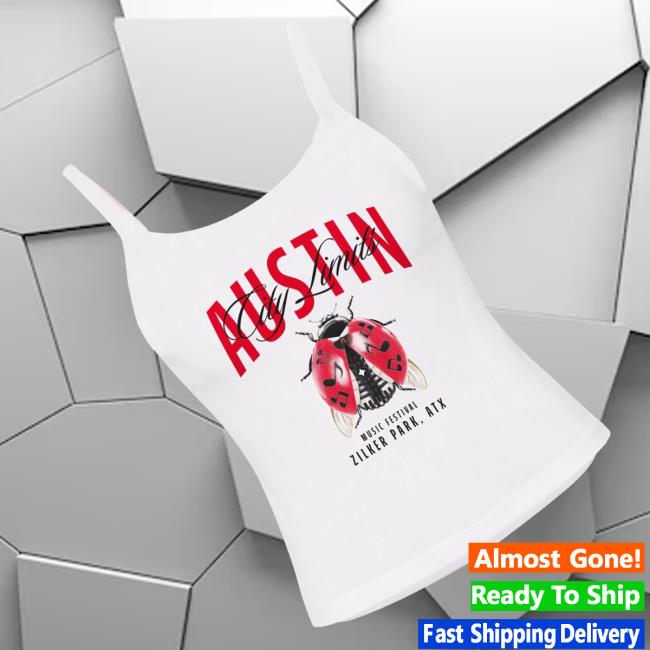 Acl Music Festival Store Merch Women's Ladybug Spaghetti Tank 3 Acl Music Festival Store Merch Women's Ladybug Spaghetti Tank