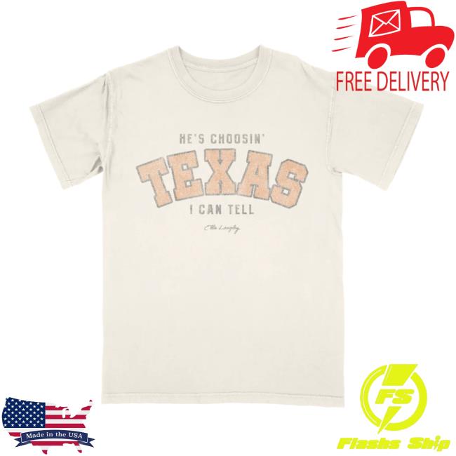 Ella Langley Store Merch He's Choosin Texas Tee Orange 2 Ella Langley Store Merch He's Choosin Texas Tee Orange