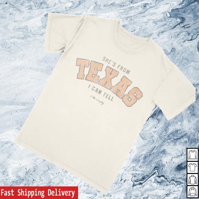 Ella Langley Store Merch She's From Texas Tee Orange 3 Ella Langley Store Merch She's From Texas Tee Orange