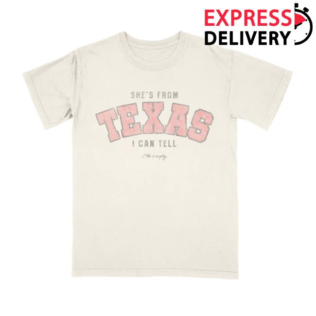 Ella Langley Store Merch She's From Texas Tee Red 2 Ella Langley Store Merch She's From Texas Tee Red