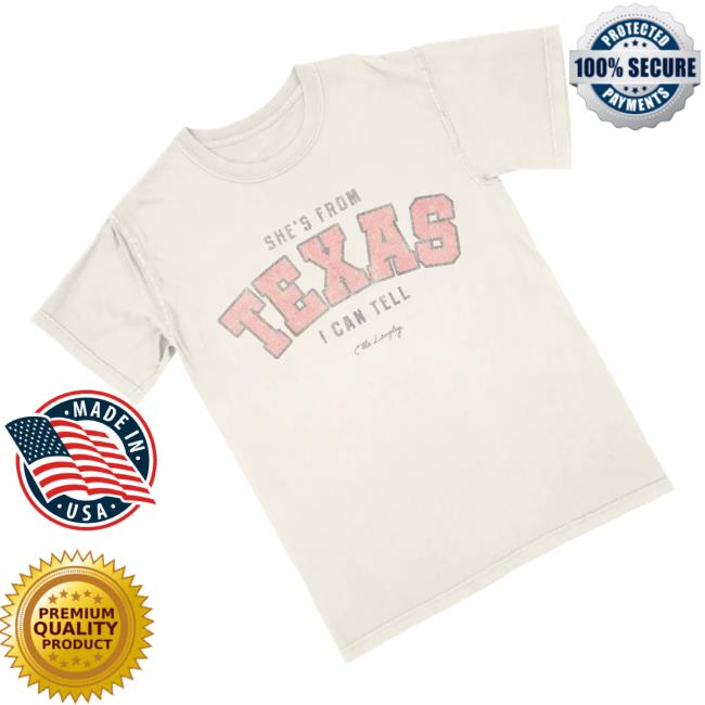 Ella Langley Store Merch She's From Texas Tee Red 3 Ella Langley Store Merch She's From Texas Tee Red