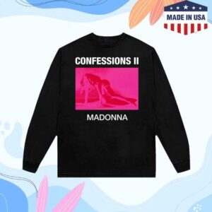 Madonna Store Merch Confessions Ii Neon Long Sleeve Tee