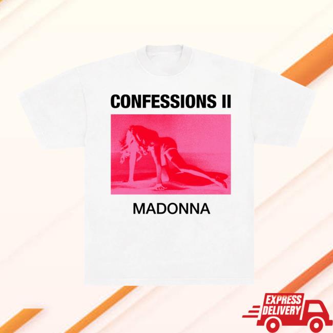 Madonna Store Merch Confessions Ii Neon Tee 3 Madonna Store Merch Confessions Ii Neon Tee