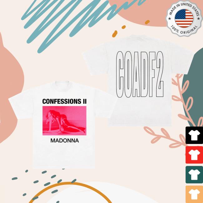 Madonna Store Merch Confessions Ii Neon Tee 5 Madonna Store Merch Confessions Ii Neon Tee