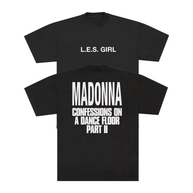 Madonna Store Merch L.E.S. Girl Tee 5 Madonna Store Merch L.E.S. Girl Tee